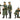 Tamiya 1/35 Tamiya German Field Commander (x5)