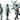 CMK 1/72 Japanese Army AF Mechanics. WW II (3 fig.) Resin Figure Model Kit