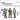CMK 1/72 German WW1 Airmen - pilot (H.G.) in flight suit. pilot in uniform and mechanic Resin Figure Model Kit