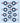 Eduard 1/48 Eduard Decal F-6 Mustang national insignia for Eduard
