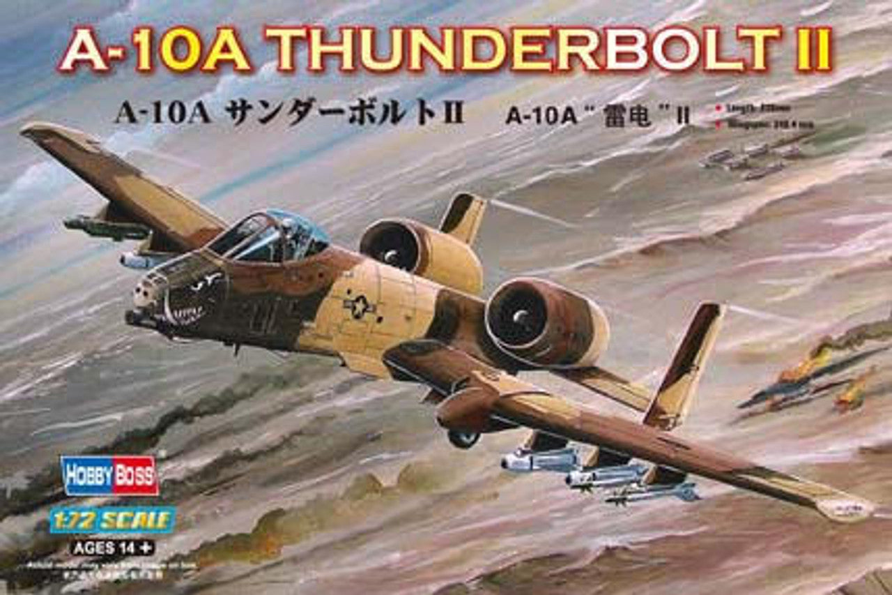 Model Kit Boss Austin 1/72 Hobby Boss A-10A Thunderbolt II – Military Model Supply