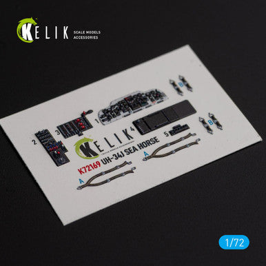 1/72 Reskit UH-34J SEA HORSE - interior 3D decals for Italeri kit ...