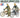 Tamiya 1/35 Tamiya German Soldiers w/Bicycles
